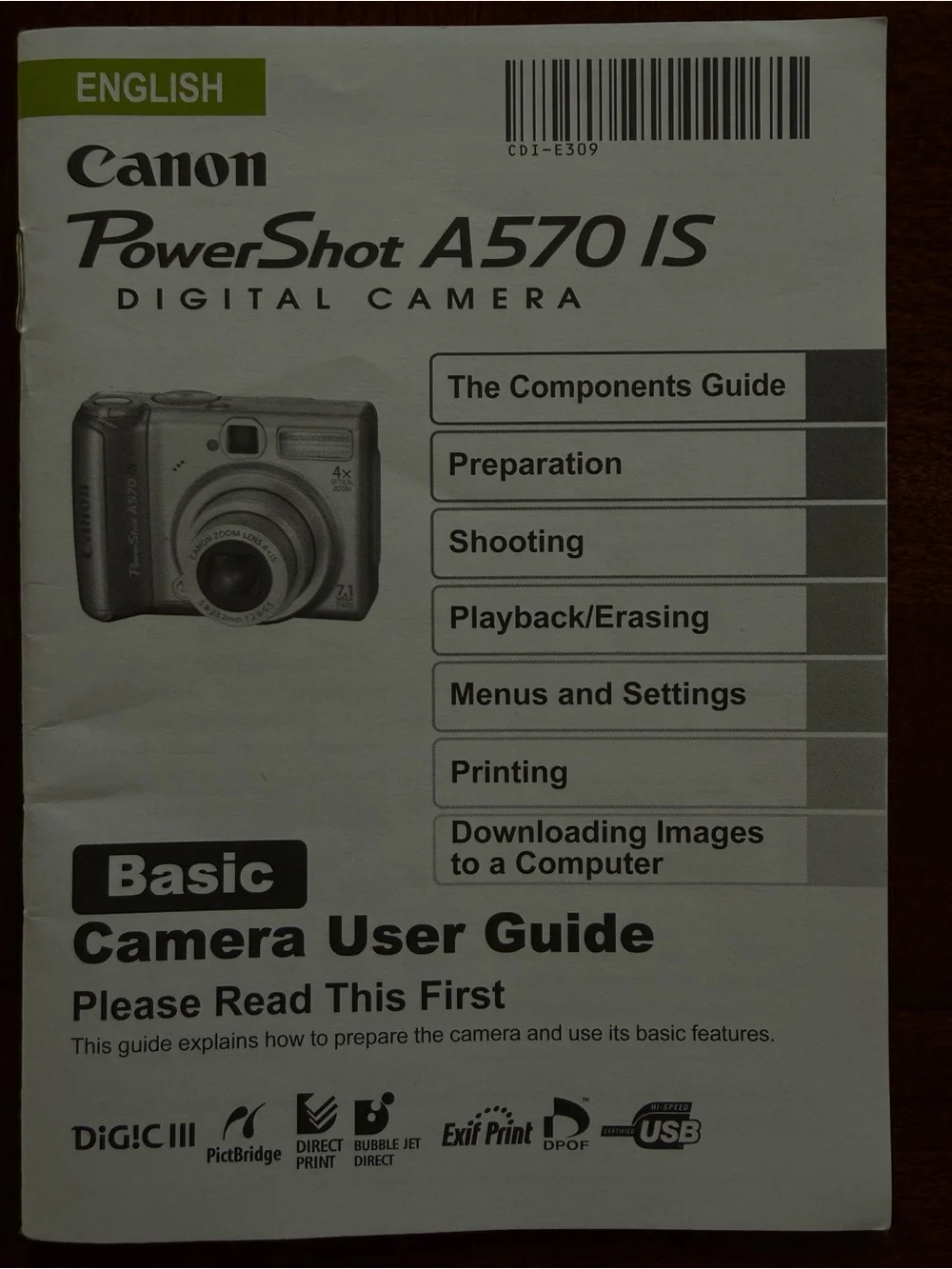 Canon Silver PowerShot A570 IS Compact Digital Camera